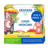 Lenço Umedecido Granado Bebê Tradicional 200 Unidades