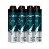 Kit Desodorante Aerosol Rexona Men Sem Perfume 150ml - 4 Unidades