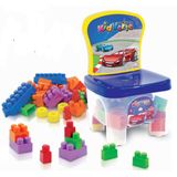 Brinquedo Educativo Cadeirinha Kidverte Carros Blocos 28 Peças Big Star