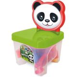 Brinquedo Educativo Cadeirinha Kidverte Panda 28 Blocos De Montar Big Star +24 Meses