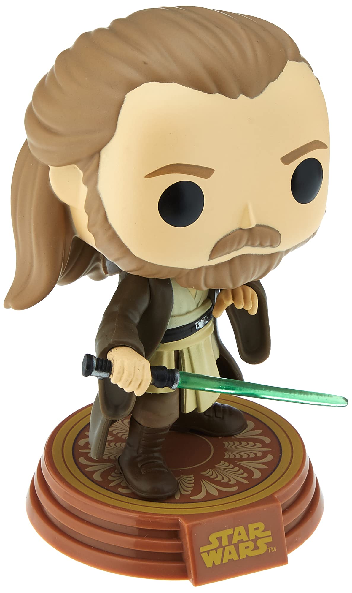 Vinil Bobblehead Funko Pop! Star Wars Qui-gon Jinn 12 Cm