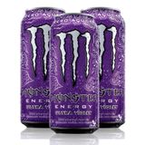 Kit 3 Energético Monster Energy Ultra Violet 473ml