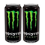 Kit Energético Monster Energy Lata 473ml - 2 Unidades