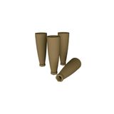 Multiuso De Cozinha Kit 4un Pés Cônicos Reguláveis P/ Balcão Bronze - Henn