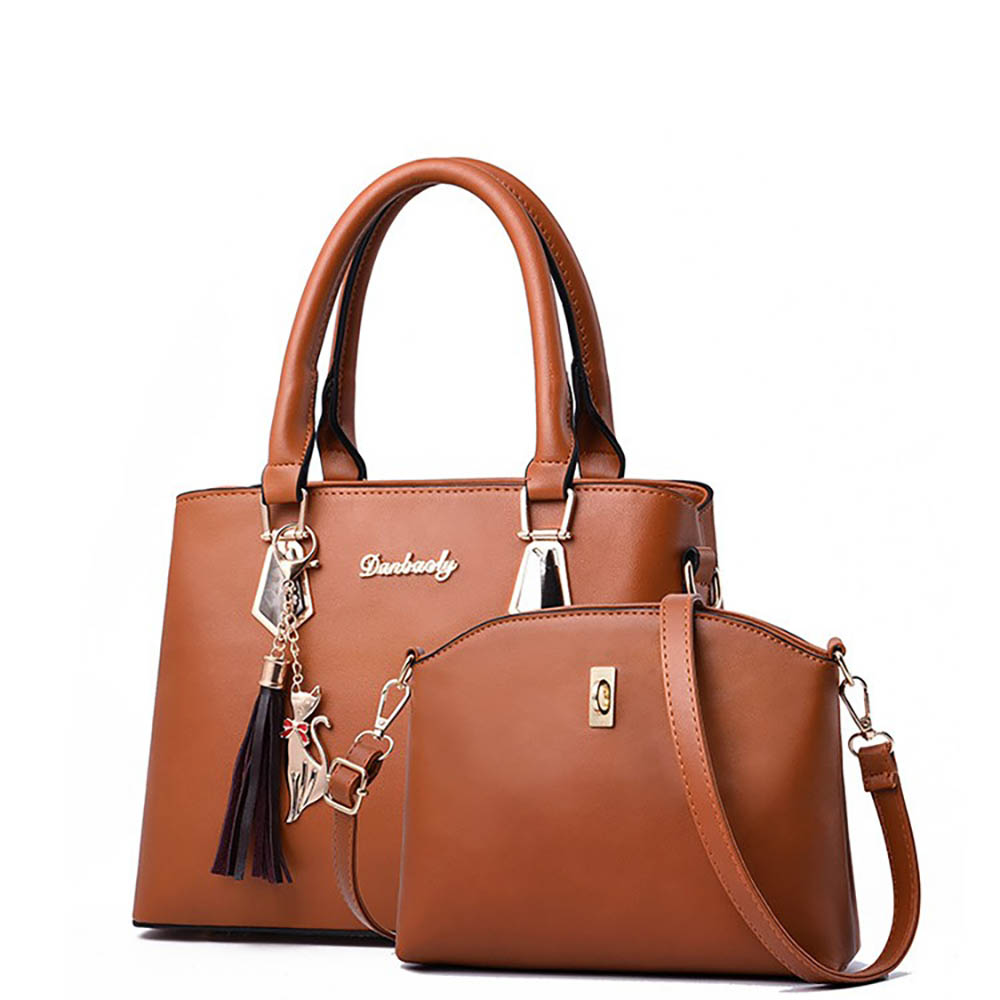 Kit Bolsa Com Pingente + Bolsa Tiracolo