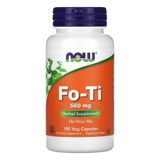 Fo-ti 560mg (he Shou Wu) Now Foods 100veg Caps Importado