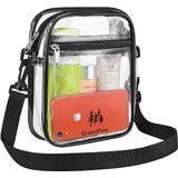 Bolsa Crossbody Transparente — Aprovada Para Homens E Mulher