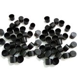 Ponteira Plastica Externa 5/8 Polegada 1,5cm Preta (100pc)