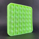 Pop It Brilha No Escuro Quadrado Anti Stress Verde