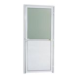 Porta de Alumínio Lambri 210x80cm com Puxador Super Brimak Branco