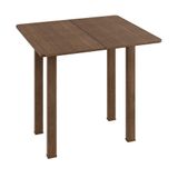 Mesa De Jantar Dobrável Até 4 Lugares Mdf Ameixa Negra