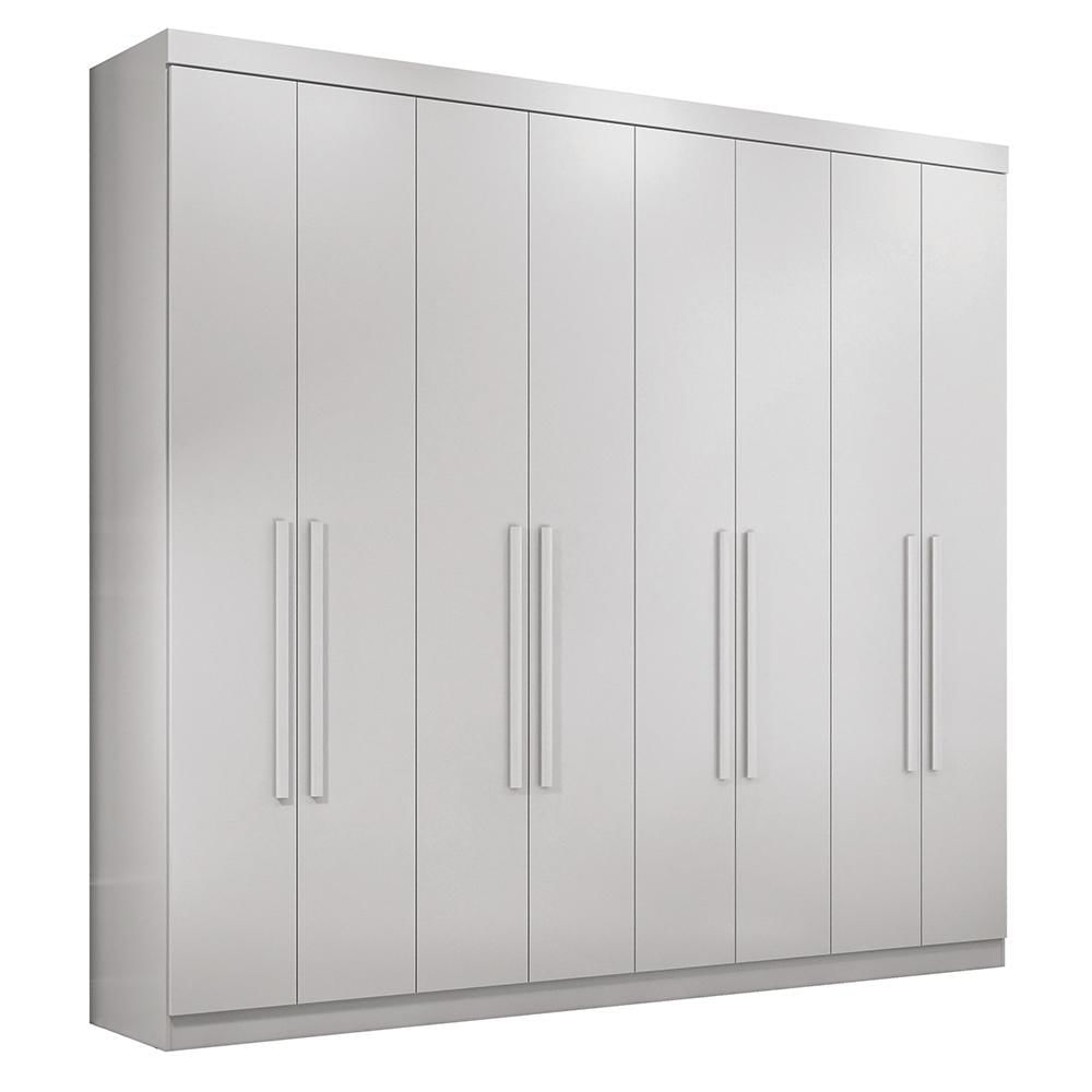 Guarda Roupa Casal Master New 8.4 8 Portas Branco - Santos Andirá