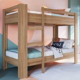 Beliche Com 2 Colchões Solteiro E Escada 91cm X 195cm Aveiro Oak Hans Shop Jm