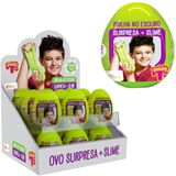 Geleinha Slime Gelele Ovo Surpresa Space Brilha Escuro 98g