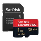 Cartão Micro Sd Sandisk 1tb Microsd Extreme Pro 200mbs E Adp