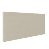 Cabeceira Painel Clean Para Cama Box Queen 160 Cm Linho Grosso Bege A19