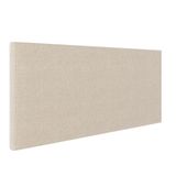 Cabeceira Painel Clean Para Cama Box Casal 140 Cm Linho Cor A27 Areia