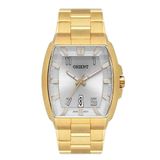 Relógio Orient Masculino Dourado Ggss1018 S2kx Retangular