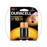 Kit Pilhas Duracell Alcalina Aa Com 2 Pequena