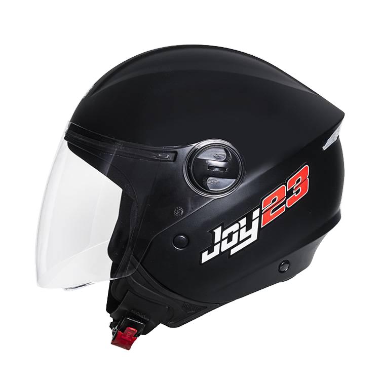 Capacete Moto Joy 23 Taurus Aberto Várias Cores Motoboy  - Preto Fosco - 58