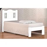 Cama Solteirão Atenas De Madeira Angelim Branco
