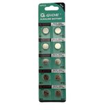 5 Cartela Com 10 Un Bateria Moeda 389a Alkaline Battery