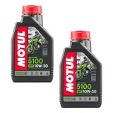 Oleo Motul 5100 10w30 Fan Titan Injeção Cb 500 Hornet - 2l