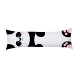 Travesseiro De Corpo 0,90x0,38m Com Refil - Panda