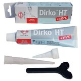 Cola Silicone Cinza Grey Motor Alta Temperatura Dirko Elring