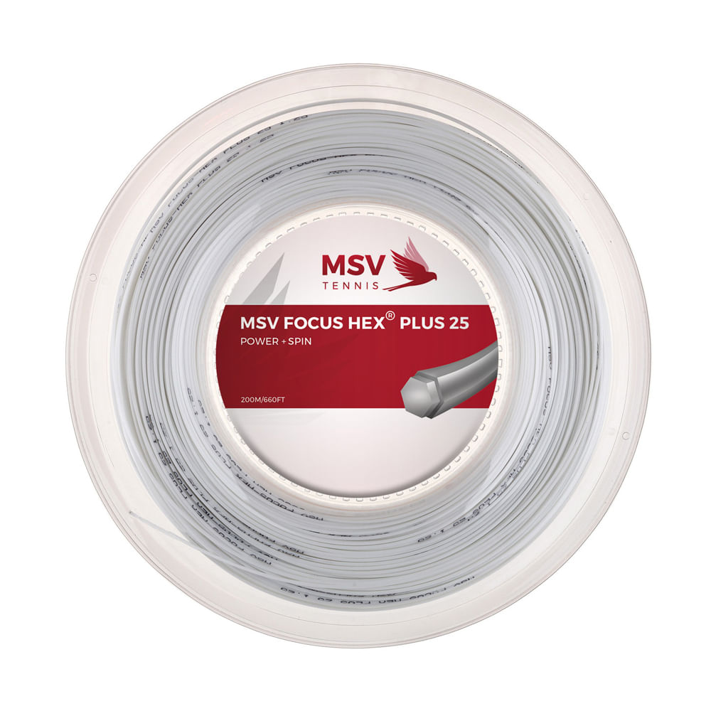 Corda Da Tennis MSV Focus-Hex Monofilo - Rotolo Da 200 Metri In Co-Poliestere - Foto 10