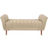 Recamier Grecia 150cm Suede Bege Mpassos Bege