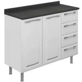 Gabinete Diamante Com 2 Portas 4 Gavetas Itatiaia