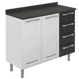 Gabinete Diamante Com 2 Portas 4 Gavetas Itatiaia