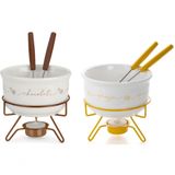 Aparelho Fondue Chocolate E Queijo Forma Inox