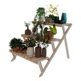 Jardim Vertical Tripla Dobrável Para Vasos E Plantas