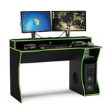 Mesa Para Computador Gamer Politorno Fremont Com 1 Nicho E 1 Prateleira