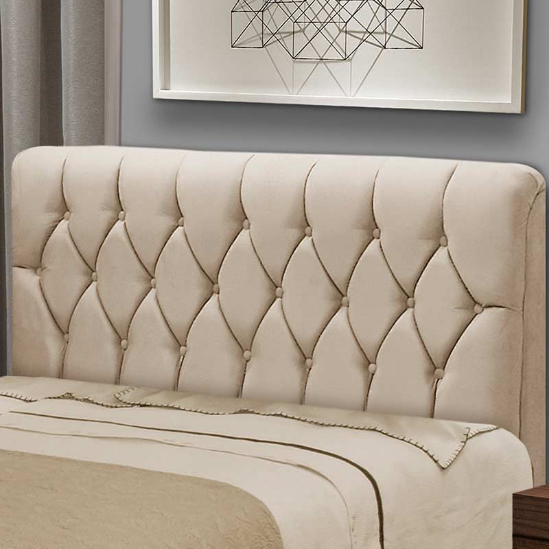 Cabeceira Queen - Istambul - Dobuê Bege