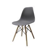 Cadeira Charles Eames Eiffel Fendi Base Madeira Fendi