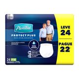 Fralda Geriátrica Descartável Plenitud Roupa Íntima 24un P/M