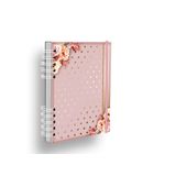 Caderno De Anotações - 200 Pag - Coleção Floral Rosa