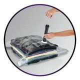 Saco Organizador A Vácuo Para Viagem Prático E Fácil 50x60cm