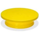 Bailarina Para Bolo Profissional Giratória 30 Cm Amarelo