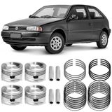 Kit Pistão Anel Std Gol G2 1.0 98 A 2005 Gasolina Metal Leve