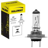 Lampada Haloway Halógena H7 24v 70w Px26d Farol