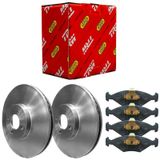 Kit Pastilha Disco Freio Doblo 1.8 09/15 Dianteira Ventilado