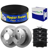 Kit Pastilha Disco Freio Gol G2 G3 96 A 2005 Dianteiro