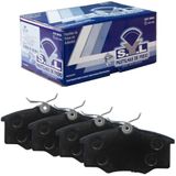 Kit Pastilha Freio Peugeot 307 1.6 2002 A 2012 Traseira Syl