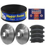 Kit Pastilha Disco Freio Fiat 500 09/15 Diant Bosch Pd509b