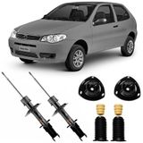 2 Amortecedor Fiat Palio 2003 A 2013 Dianteiro Cofap E Kit