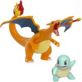 Pokemon Fire and Water Battle Pack - inclui 4,5 polegadas de ação de chamas Charizard e 2 Squirtle Action figuras